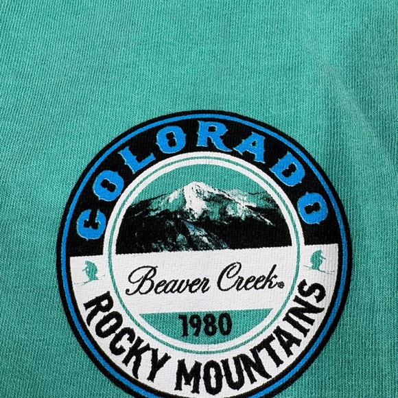 Blue 84 Mens Green Colorado Rocky Mountains Long Sleeve T-Shirt L - Picture 6 of 8